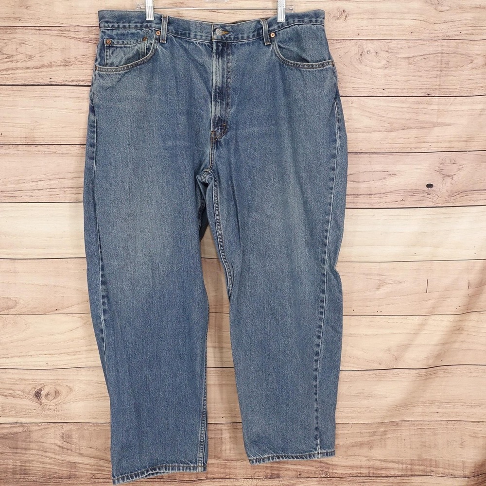 Levis 560 Comfort Fit Jeans Mens 41x28 (42x30) Blue Medium Wash Denim